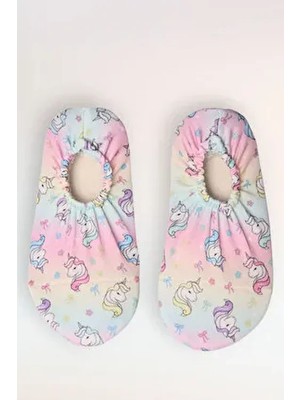 Unisex Bebek Çocuk Kaydırmaz Taban Deniz Ayakkabısı Havuz Patiği