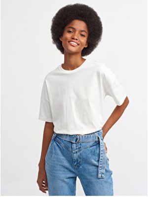 3683 Basic T-Shirt-Ekru