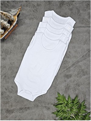 5'li Pamuklu Çıtçıtlı Bebek Body Zıbın Atlet Ekonomik Kız Erkek