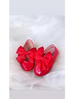 Kız Çocuk Fiyonklu Babet Ayakkabı