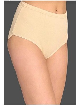 Tutku Kadın Pamuklu Ribana Bato Külot 6'lı Paket Düz Dokuma Rahat Tasarım