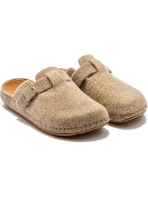 Manu Rahat Keçe Tokalı Erkek Ev Terliği