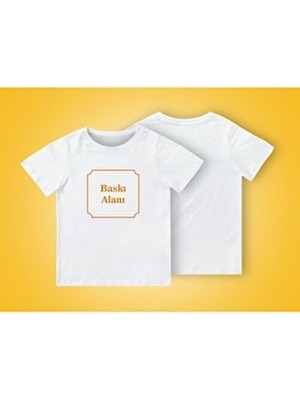 Kişiye Özel Baskılı Çocuk Tişört (Ön Yüz)