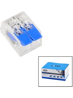 Selfbuysell 100 Adet 2 Li 2x2.5 Kablo Geçmeli Mandallı Buat Klemensi (5324)