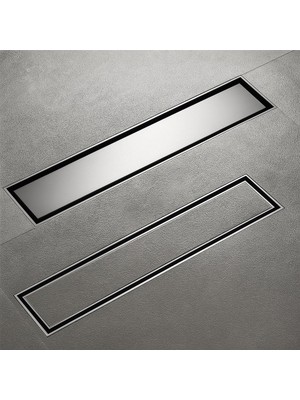 Fause Komple Çelik Seramik Uyumlu Ankastre Lineer Duş Kanalı 40 cm KSZ105-40