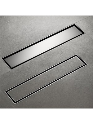 Fause Komple Çelik Seramik Uyumlu Ankastre Lineer Duş Kanalı 60 cm KSZ105-60
