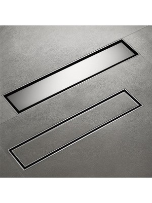 Fause Komple Çelik Seramik Uyumlu Ankastre Lineer Duş Kanalı 50 cm KSZ105-50