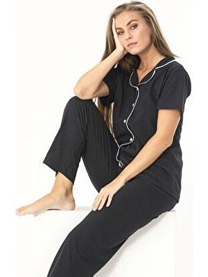 Düğmeli Pijama Takım