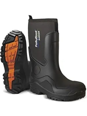 Pollyboot 20347 Ranger Siyah Erkek Işçi Çizmesi
