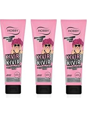 Kıvır Kıvır Saç Şekillendirici Krem Tüp 150 x 3 Adet