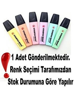 Boss Original Pastel Renkler 1 (Bir) Adet