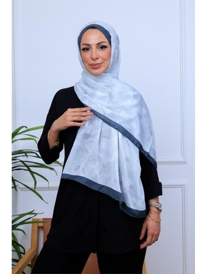 Eşsiz Suluboya Çiçek Desenli Dijital Soft Şal