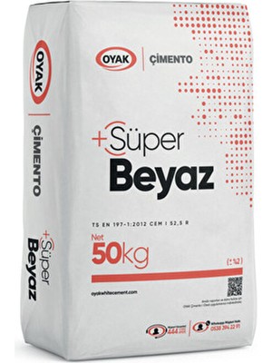 Süper Beyaz Çimento 2 kg