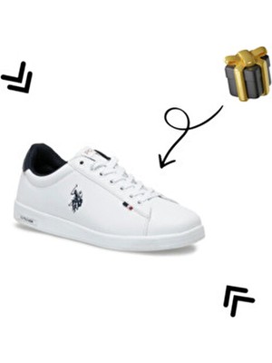 U.S. Polo Assn. Franco Gsn Unisex Ortopedik Sneaker Tekstil Malzeme ile Su Geçirmez Tasarım