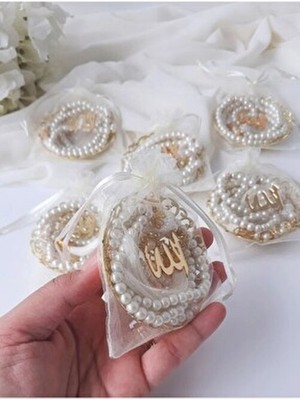 Hediyelik Kesede Inci Tesbih (50ADET)