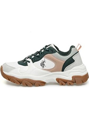 U.s. Polo Assn. 101416511 Beyaz Kadın Spor Ayakkabı Nefes Alabilir Yapı ile Koşu ve Yürüyüş İçin İdeal