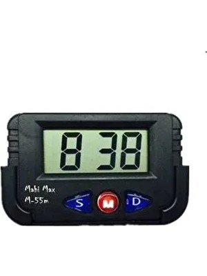 Öğrenci Saati - Kronometreli Ders Çalışma Saati - Mahi Max Dijital Masa Saati ve Araba Saati