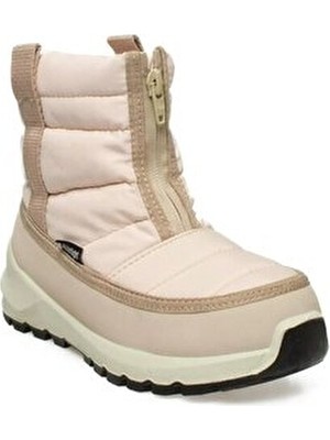 Scooter Z7448TBJ Bej Kadın Watertıght Kar Botu Düz Topuklu Tekstil Dış Materyal ile Şık Görünüm
