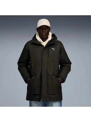 Protective Hooded Down Parka