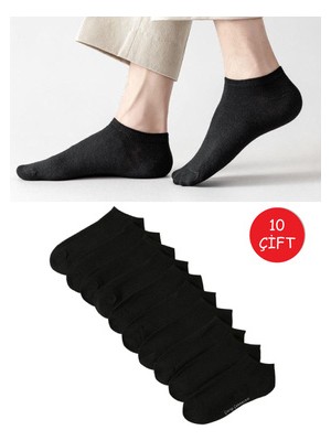 10'lu Basic Modeli Siyah Kısa Çorap