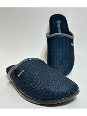 Rahat ve Hafif Lacivert Erkek Ev ve Misafir Terliği