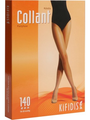 Kifidis 140 Den Dinlendirici Külotlu Varis Çorabı - 18-20 mmHg Kademeli Basınçlı - Ödem ve Yorgunluk Karşıtı- Sable - 4