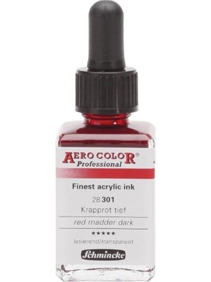 Supertrend Aero Color Akrilik Mürekkep 28 Ml. 301 Red Madder Dark