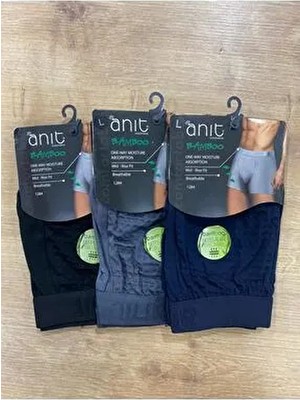 Erkek Nefes Alan Kumaş Bambu Boxer / 3 Adet