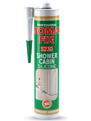 Somafix S230 Duşakabin Silikonu Şeffaf 280ML 320GR