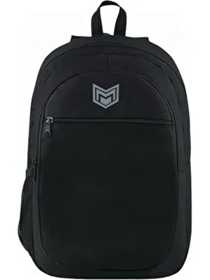 Unisex Siyah Günlük Sırt Çantası Trend Okul Çantası