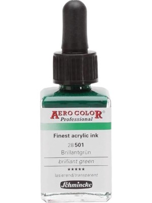 Supertrend Aero Color Akrilik Mürekkep 28 Ml. 501 Brilliant Green