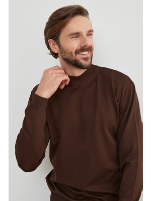 Basic Dik Yaka Triko Kazak