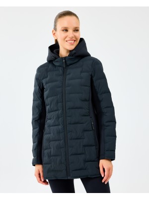 Skechers W Full Zip Jacket Kadın Siyah Mont S242060-3817