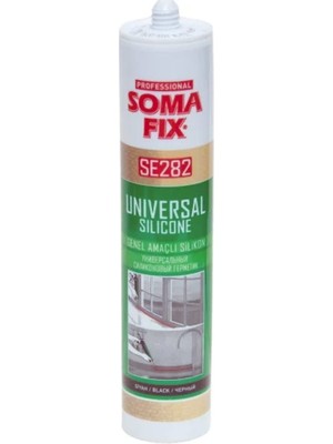 Genel Amaçlı Silikon Siyah Somafix SE282 - 280GR