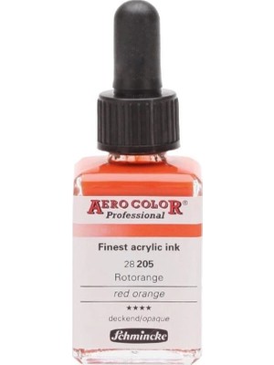 Supertrend Aero Color Akrilik Mürekkep 28 Ml. 205 Red Orange
