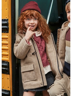 Mayoral4-10 Yaş Arası Trenç Style Mont - Bej