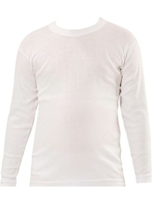 Namaldı Çocuk Ekru Uzun Kollu Termal Fanila Içlik 371 Dokuma Kumaşla Tasarlanmış Rahat Yaka