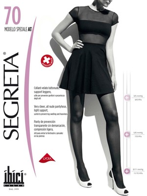 70 Modello Speciale Külotlu Ağsız Çorap - Marrone - 3