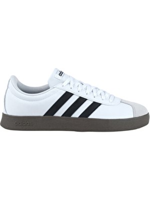 adidas Vl Court Base Kadın Ayakkabı Beyaz Tekstil Malzeme Düz Taban Günlük Kullanım İçin