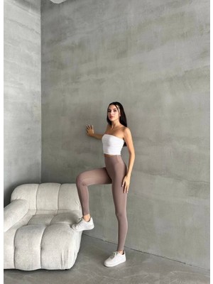 Aisha Elbise Kadın Yüksel Bel Korse Detay Toparlayıcı Tayt