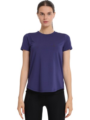 Zana Kadın Mavi Koşu T-Shirt 25KK1047-MVI