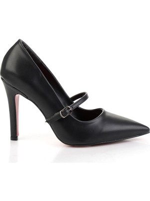 Siyah  Kadın Klasik Topuklu Ayakkabı K01231452009