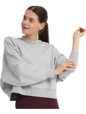Fowler Kadın Gri Günlük Stil Sweatshirt 25KK1038-KML