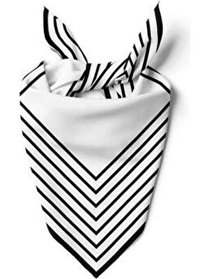 Modabutik Çizgili Bandana 55X55