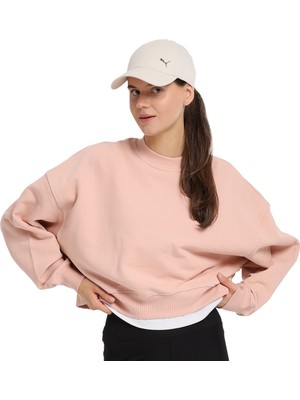 Fowler Kadın Pembe Günlük Stil Sweatshirt 25KK1038-PPMB