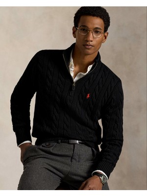 Polo Ralph Lauren Yarım Fermuar Triko Kazak