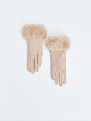 Kürklü Kadın Eldiven