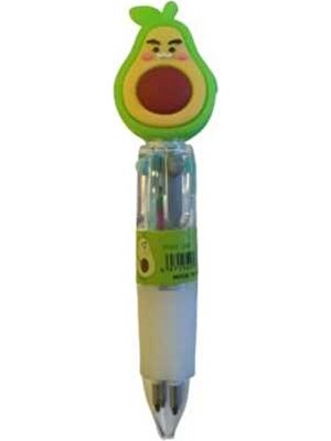 4 Renkli Avokado Tükenmez Mini Kalem Çoklu Tükenmez Kalem Mini Boy