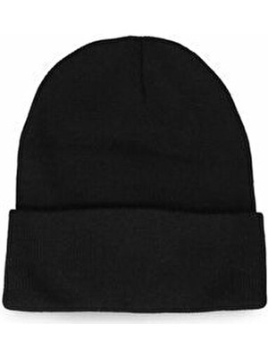 Basic Bere Triko Sonbahar Kışlık Siyah Unisex