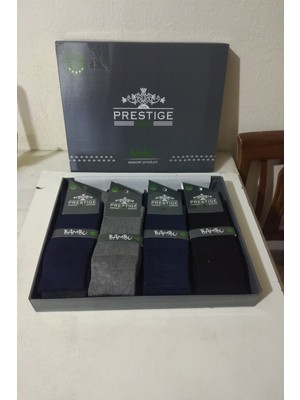 Prestıge Erkek Çorap 12 Adet Bambu Kaliteli Kulanışlı Dayanıklı Şık